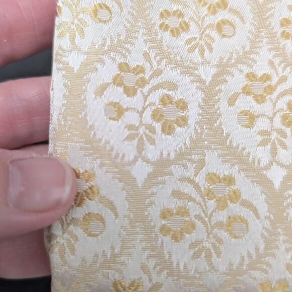 Vintage Hortense Hewitt Hosiery Case Floral Brocade Ribbon Wedding Gift 60s - Picture 9 of 10